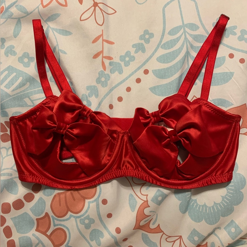 Victoria Secrets Brand New Bow Bra 34C